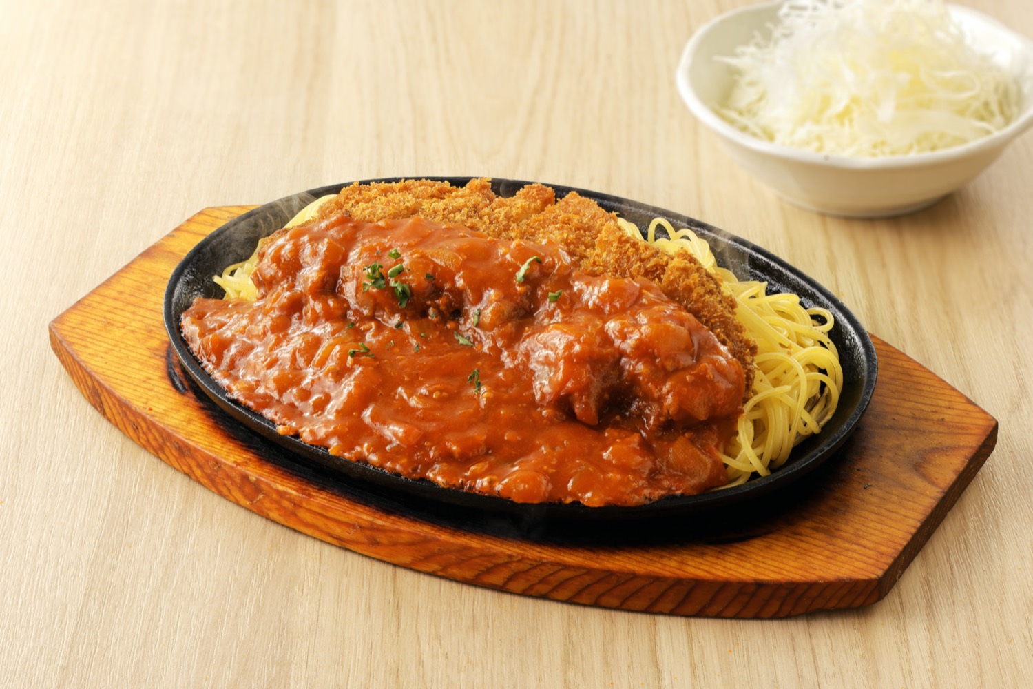 ロースカツスパゲッティ