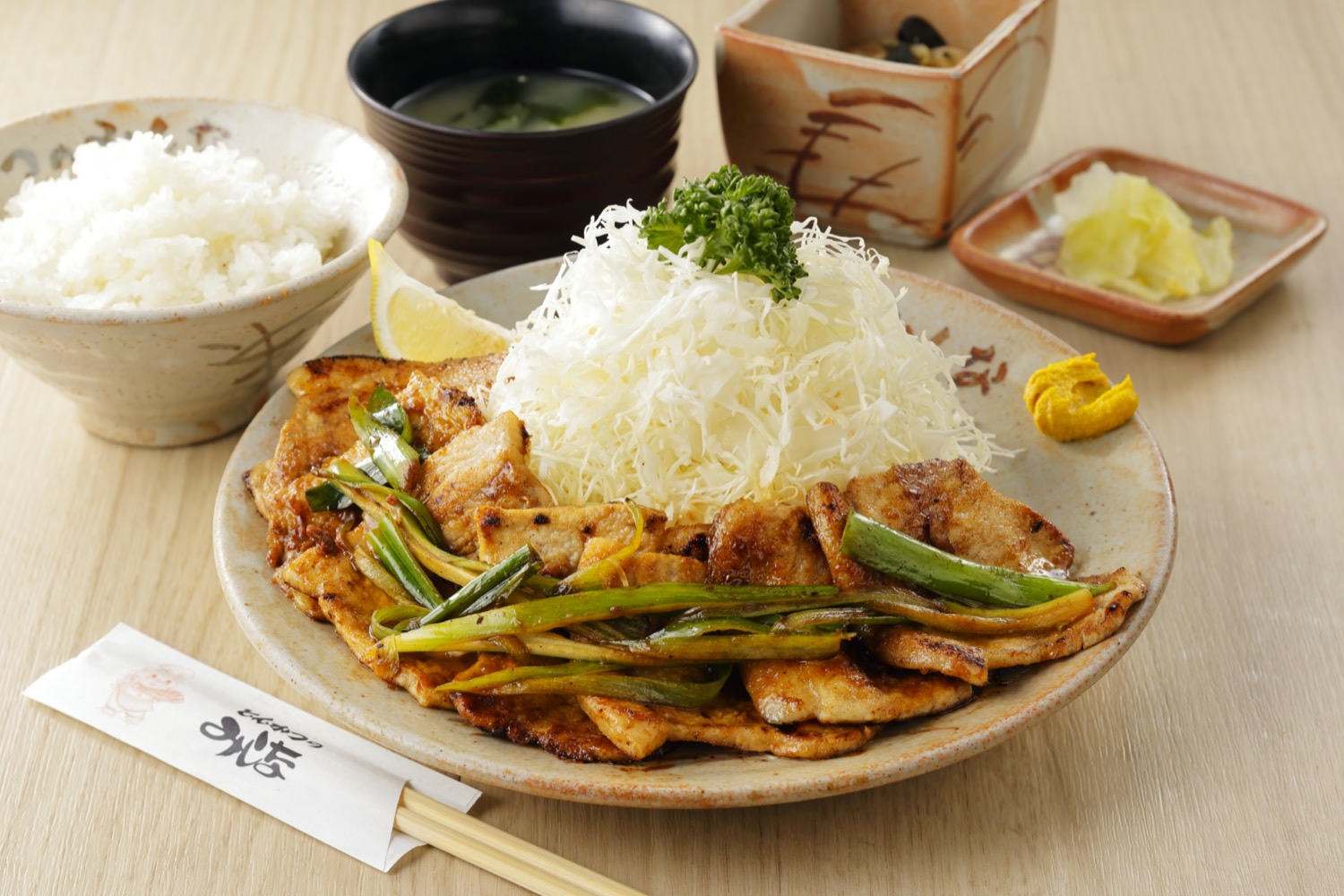 生姜焼き定食